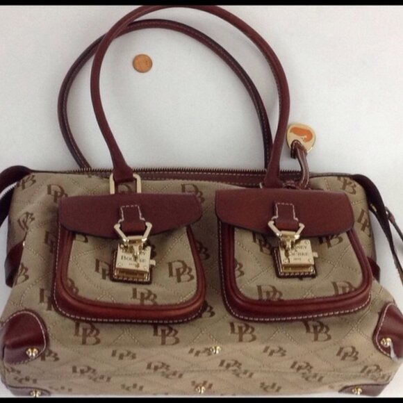 Dooney & Bourke Handbags - Dooney & Bourke Double Pocket Satchel